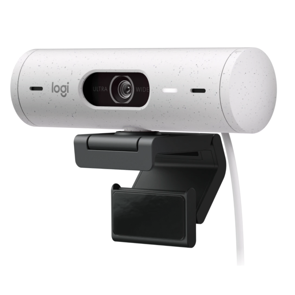 Webcam Logitech Brio 500 Branca Full HD - 960-001426