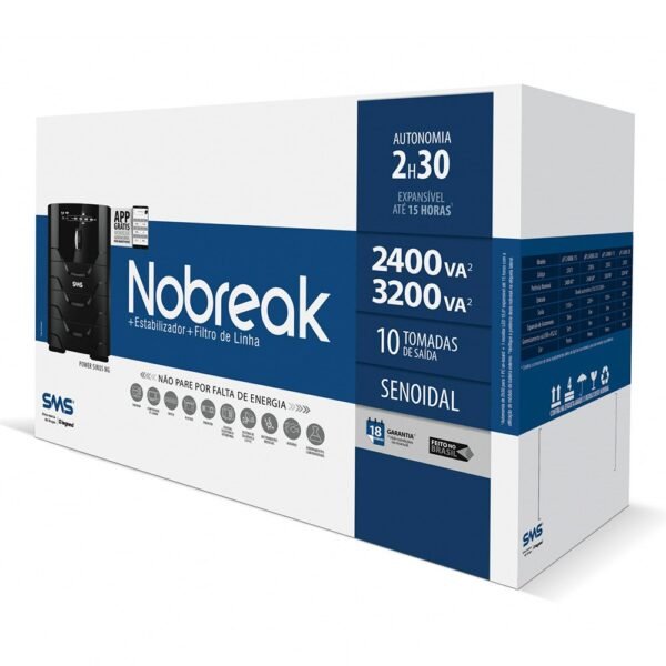 Nobreak SMS Power Sinus Senoidal  3200VA Bi-115 NG 27872 - Image 3