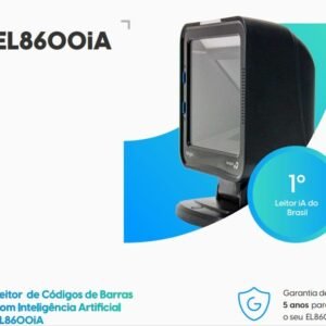 Leitor Elgin Fixo com Fio 2D EL8600i IA USB 46EL8600IM00