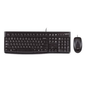 Kit Teclado e Mouse Logitech MK120 Preto USB - 920-004429