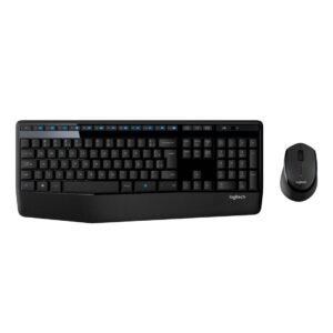 Kit Teclado e Mouse Logitech MK345 Preto sem Fio - 920-007821-C
