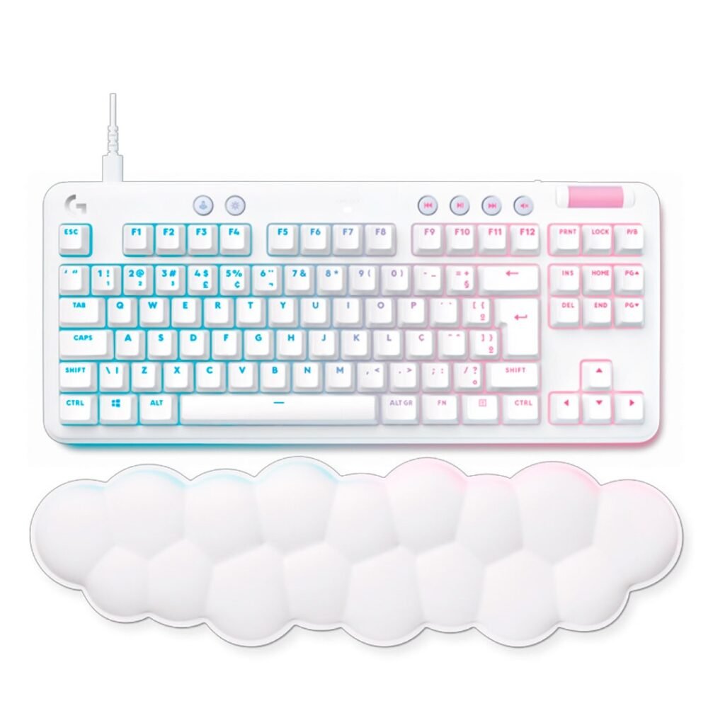 Teclado Gamer Logitech G713 Linear Branco USB - 920-010705