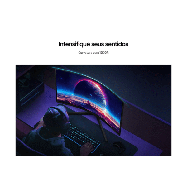Monitor Gamer Samsung Odyssey G5 Curvo 27" QHD 165Hz 1ms - LS27CG552ELMZD - Image 9