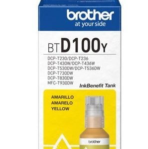 Refil de Tinta Brother Amarelo 5K - BTD100Y
