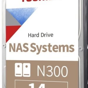 HD Interno Toshiba 14TB 3,5' N300 NAS - HDWG51EXZSTA