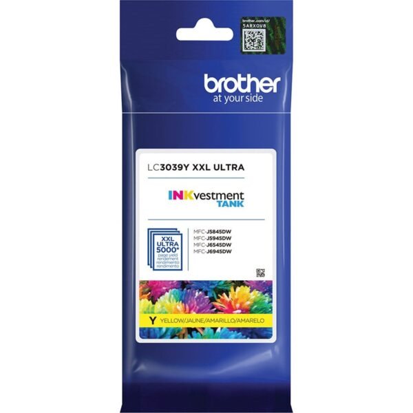Cartucho de Tinta Brother Amarelo 5K - LC3039Y