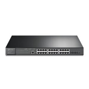 Switch TP-LINK Gigabit 24 Portas PoE+ 4 SFP 10G TL-SG3428XMP