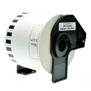 Etiqueta Brother Branca 62mm x 30,48m - DK2205