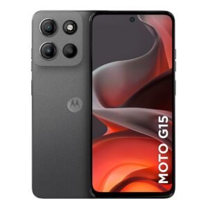 Smartphone Motorola G15 XT2521-2 4GB 256GB Grafite - PB6D0009BR