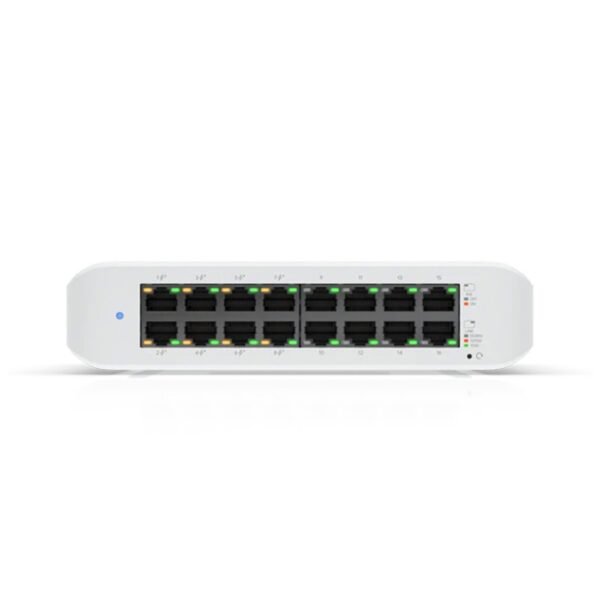 Switch Ubiquiti Uni-Fi Lite 16 portas 8P POE/POE+ - USW-LITE-16-POE